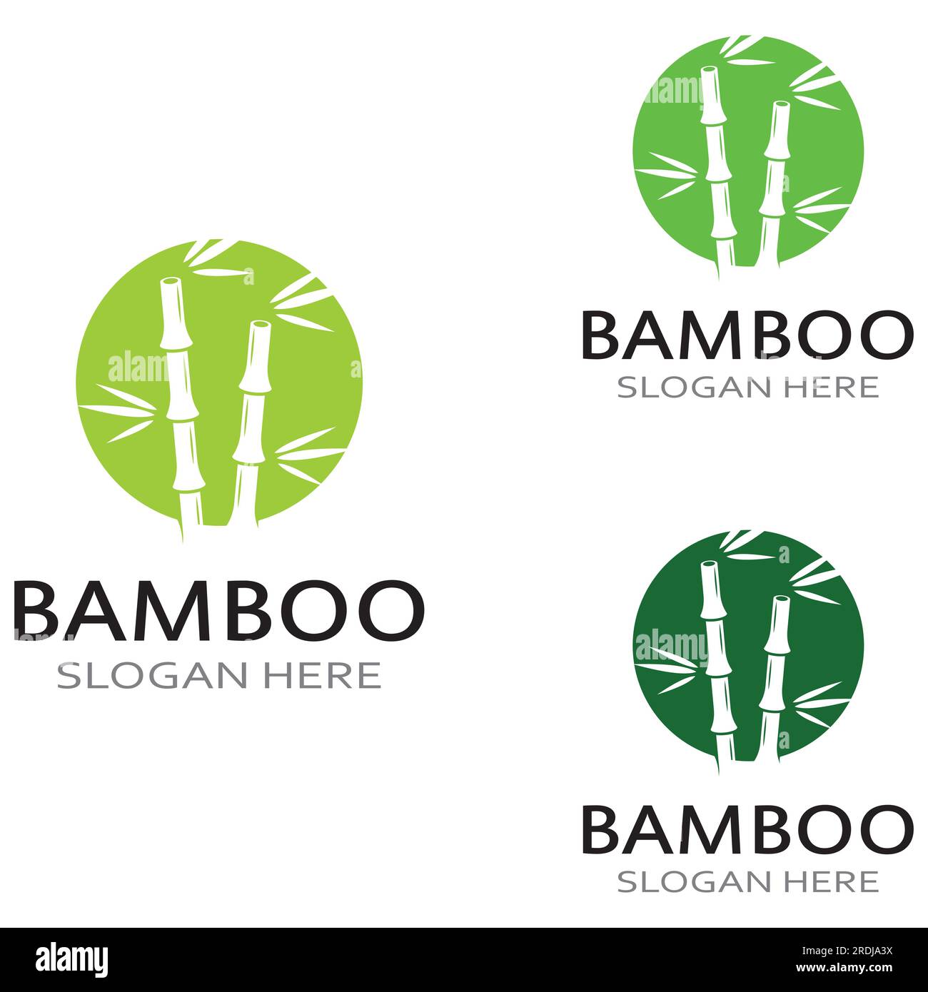 Logo d'une plante de bambou ou d'un type de plante creuse. Utilisation d'une conception de concept vectoriel moderne Illustration de Vecteur