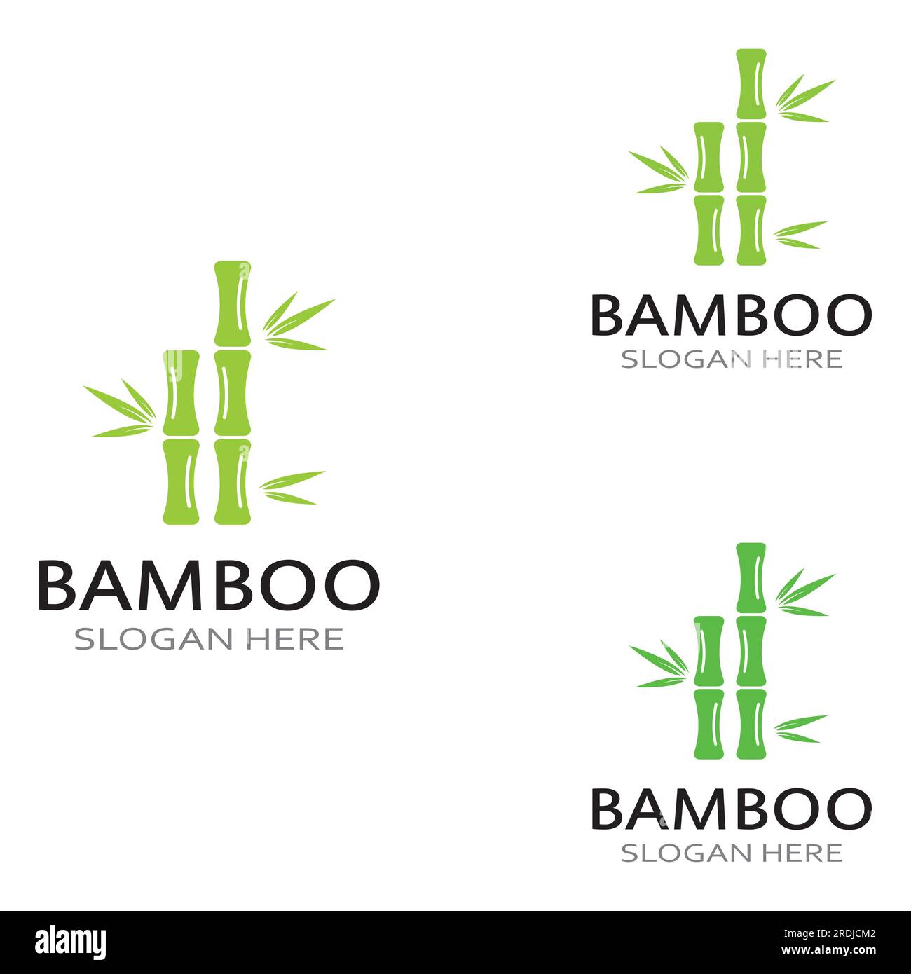 Logo d'une plante de bambou ou d'un type de plante creuse. Utilisation d'une conception de concept vectoriel moderne Illustration de Vecteur