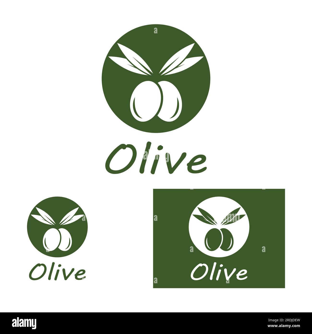 conception d'illustration vectorielle d'icône olive Illustration de Vecteur