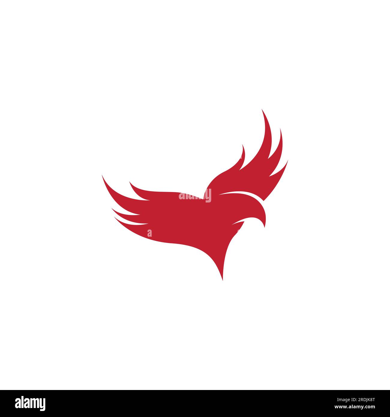 Logo et symbole Falcon Eagle Bird Illustration de Vecteur