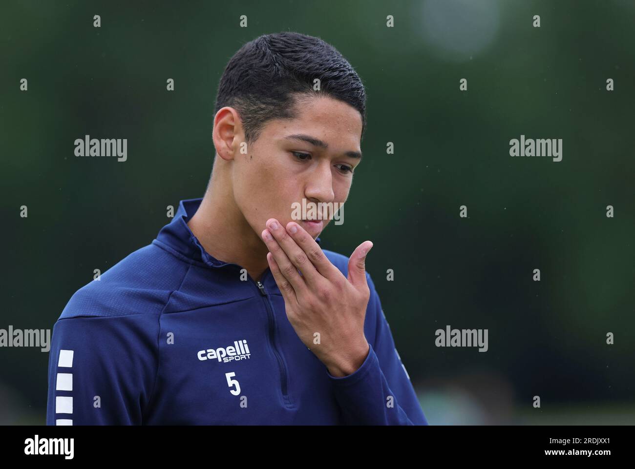 Duisburg, Deutschland. 01 juillet 2023. Firo : 01.07.2023, football, football, 3e division, 2e Bundesliga, Saison 2023/2024, MSV Duisburg, fête de la famille, Santiago CASTANEDA, portrait crédit : dpa/Alamy Live News Banque D'Images