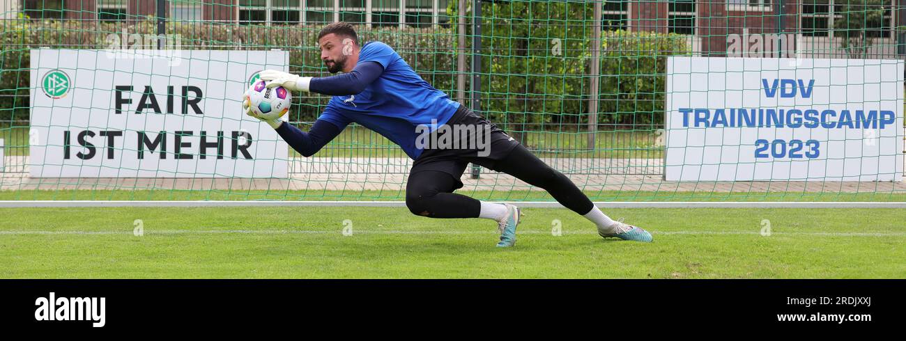Duisburg, Deutschland. 03 juillet 2023. Firo : 07/03/2023, football, football, saison 2023/2024, VDV, Le syndicat des joueurs, camp professionnel à Duisburg pour les footballeurs au chômage, crédit : dpa/Alamy Live News Banque D'Images