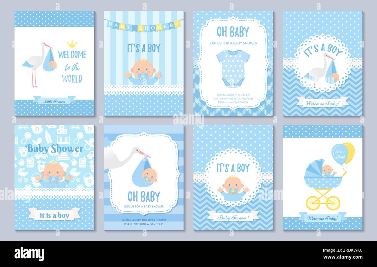 Modèle D'affiche Pour Bébé Nouveau-né Baby Shower