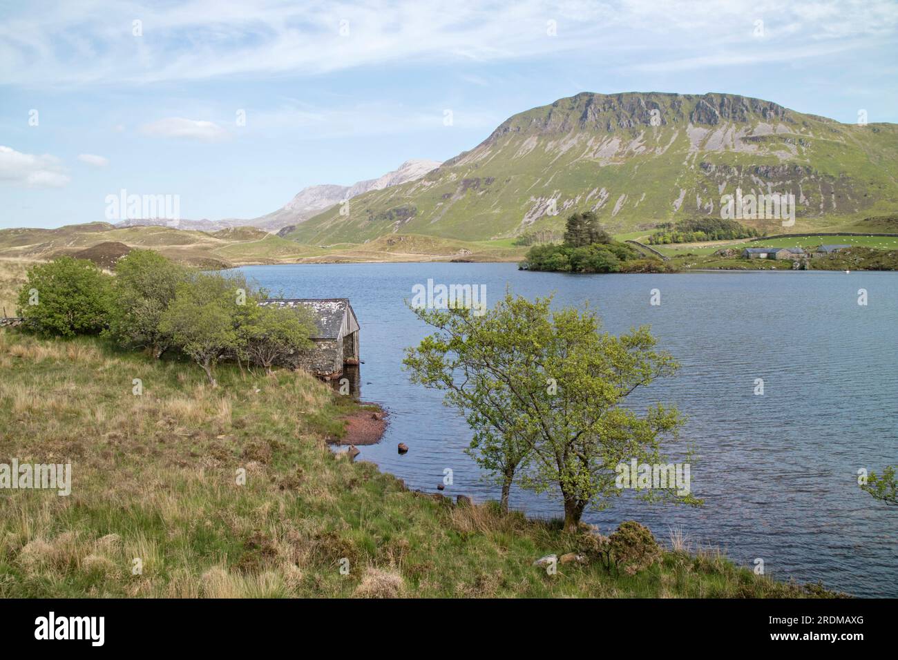 Llynnau Cregennen / Cregennan Lakes, NR Dolgellau, Eryri (Snowdonia) National Park, North Wales, UK Banque D'Images