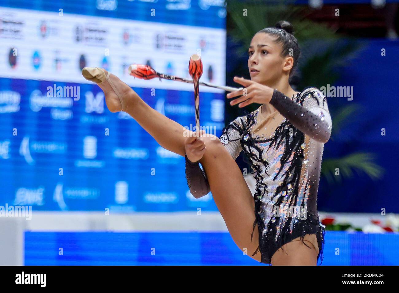 RAFFAELI Sofia (ITA) pendant la gymnastique rythmique - coupe du monde, gymnastique à Milan, Italie, juillet 22 2023 Banque D'Images