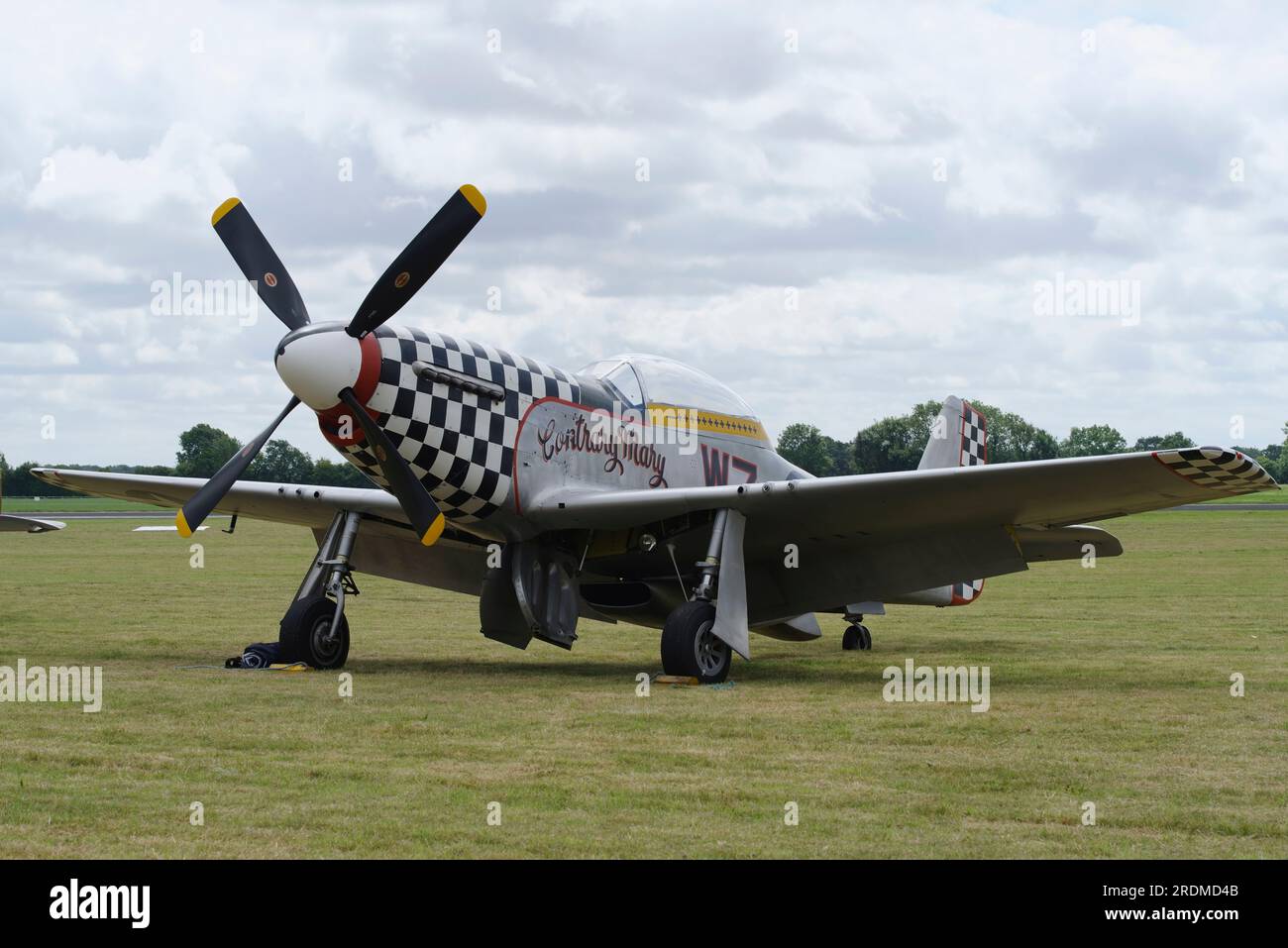 North American P-51D G-TFSI, 44-84847, Flying Legends, Church Fenton, Leeds. Banque D'Images