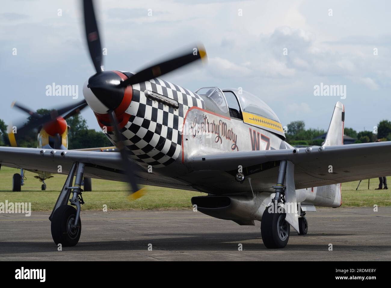 North American P-51D G-TFSI, 44-84847, Flying Legends, Church Fenton, Leeds. Banque D'Images