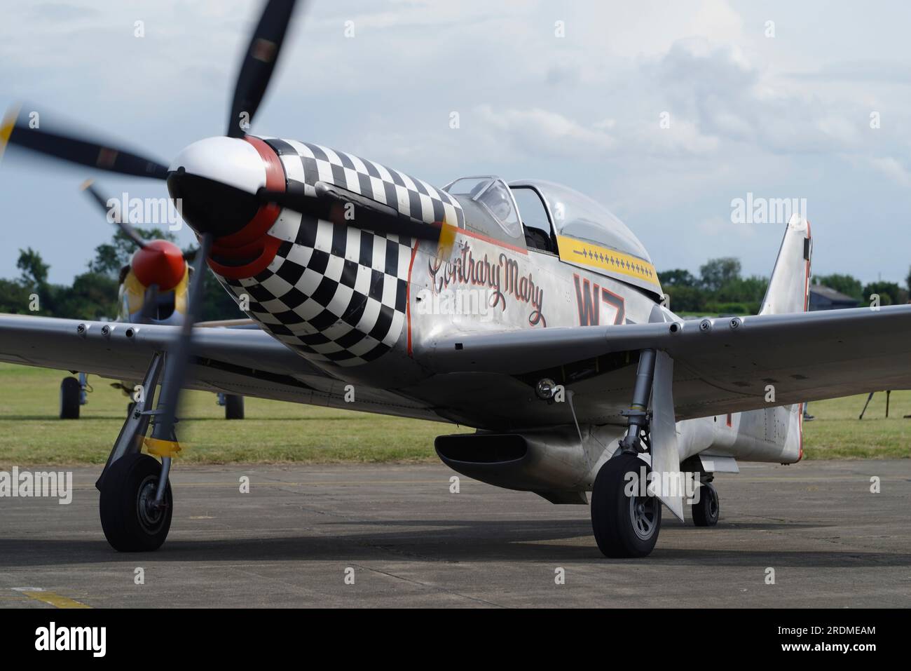 North American P-51D G-TFSI, 44-84847, Flying Legends, Church Fenton, Leeds. Banque D'Images