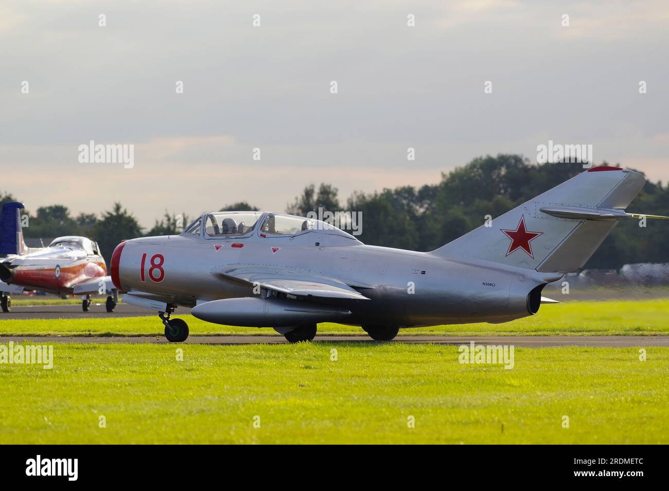 MIG 15, Great Yorkshire Air Display, 2015, Church Fenton, Leeds Banque D'Images