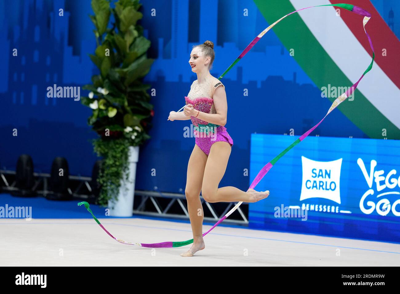 Milan, Italie. 22 juillet 2023. ?, Milan, Italie, 22 juillet 2023, KALEYN Bryan - BUL&#XA;FIG coupe du monde de gymnastique rythmique&#XA;Milan (ITA) &#XA ; pendant la gymnastique rythmique - coupe du monde - gymnastique crédit : Live Media Publishing Group/Alamy Live News Banque D'Images