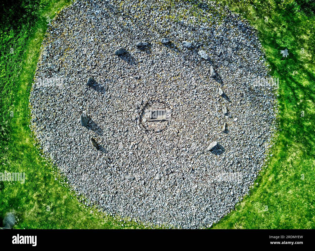 Temple Wood South Cairn, Kilmartin Glen site néolithique, Kilmartin, Argyll, Écosse Banque D'Images