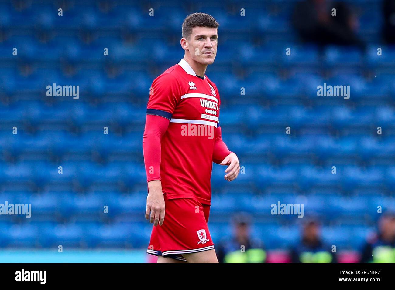 Darragh Lenihan #26 de Middlesbrough lors du match amical de pré-saison Real Betis vs Middlesbrough au SMH Group Stadiumact Stadium, Chesterfield, Royaume-Uni, le 22 juillet 2023 (photo de Ryan Crockett/News Images) Banque D'Images