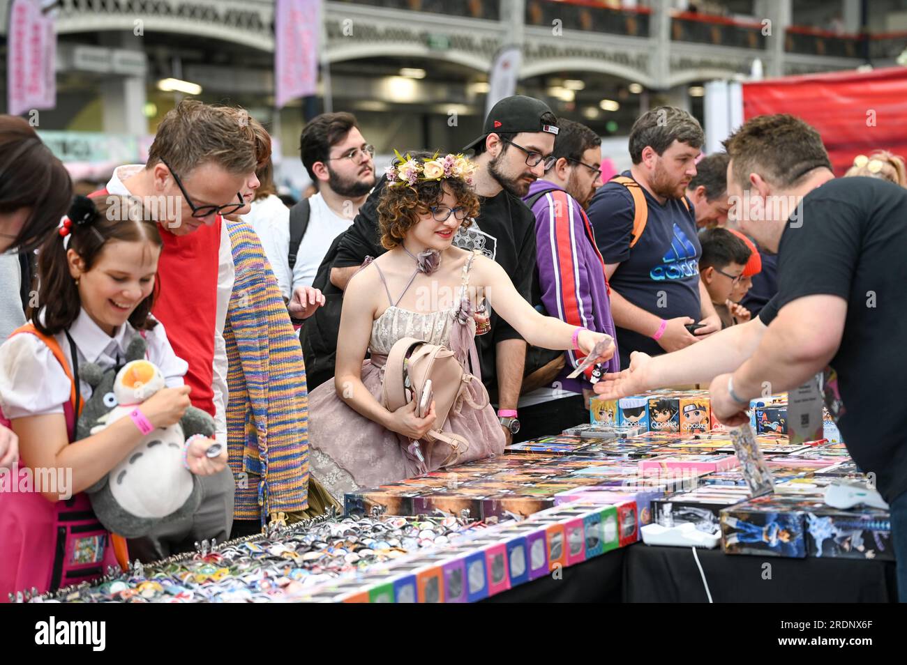 Londres, Royaume-Uni. 22 juillet 2023. Les participants se déguisent en costume de Cosplay à HYPER JAPAN 2023, jour 2 avec de nombreuses expositions de stands et des artistes en direct à Olympia Londres, Royaume-Uni. Crédit : Voir Li/Picture Capital/Alamy Live News Banque D'Images