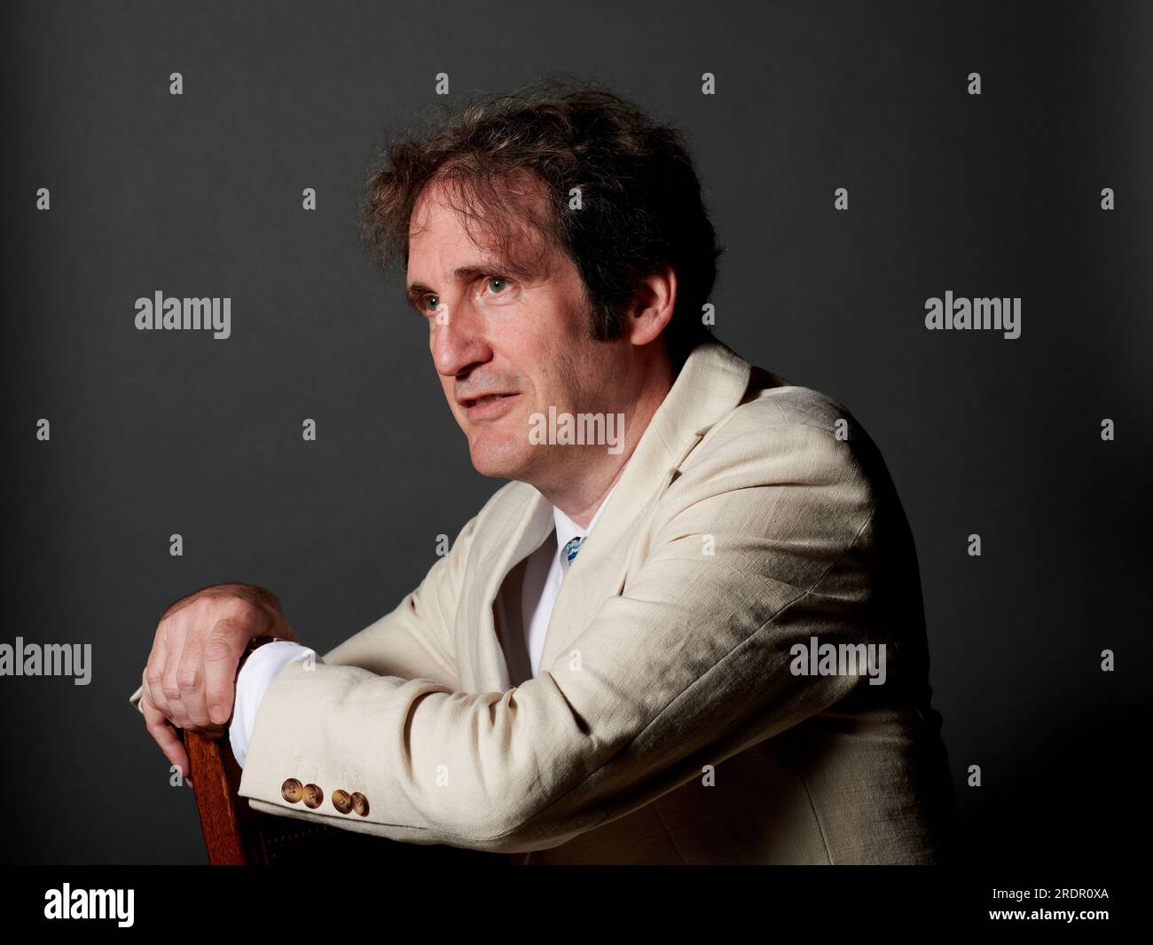 Joshua Levine ; The Oldie Literary Lunch 18-07-23, Harry Mount ; The National Liberal Club ; London ; Neil Spence Photography; Banque D'Images