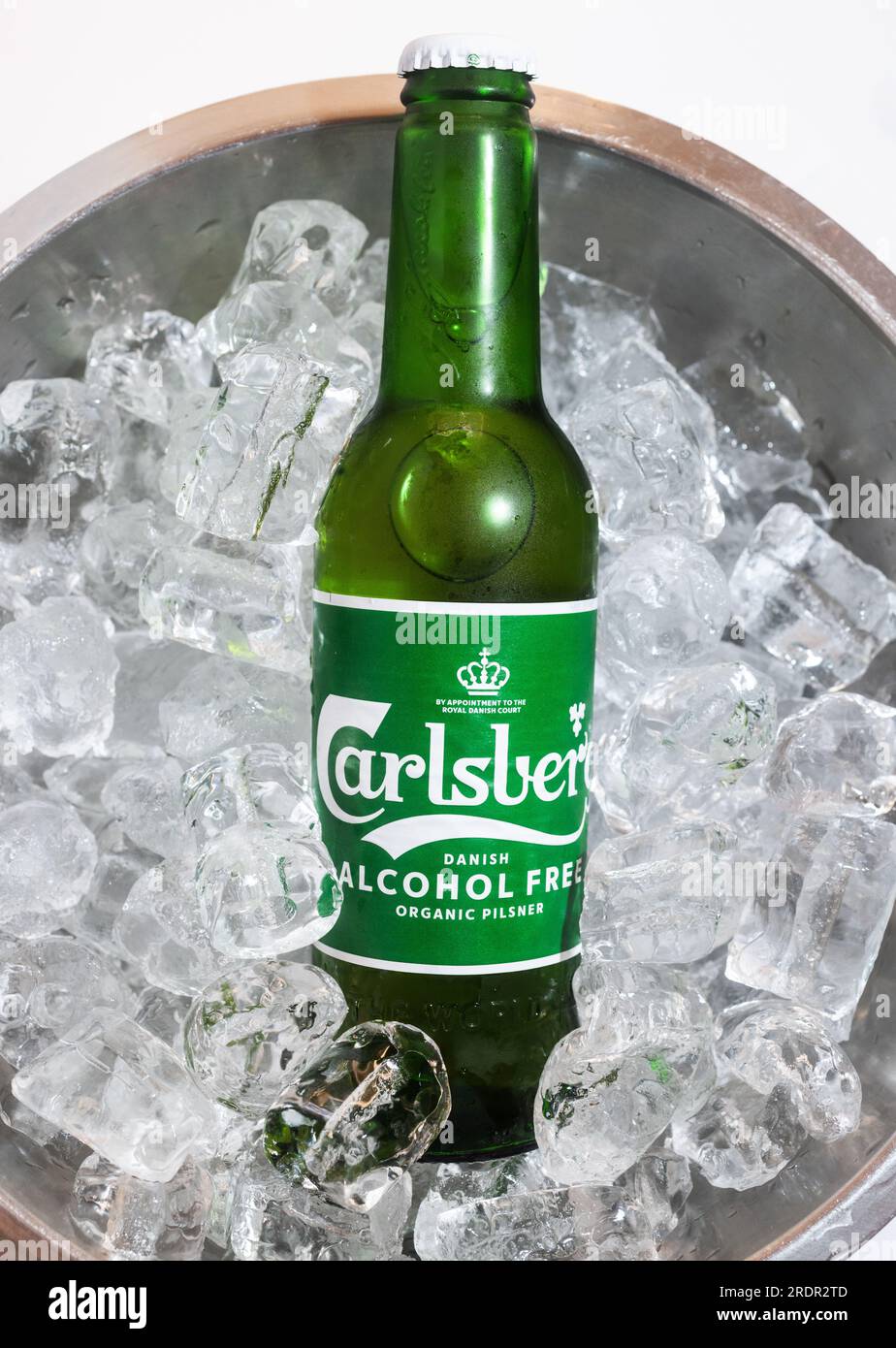 Bière sans alcool de Carlsberg Photo Stock - Alamy