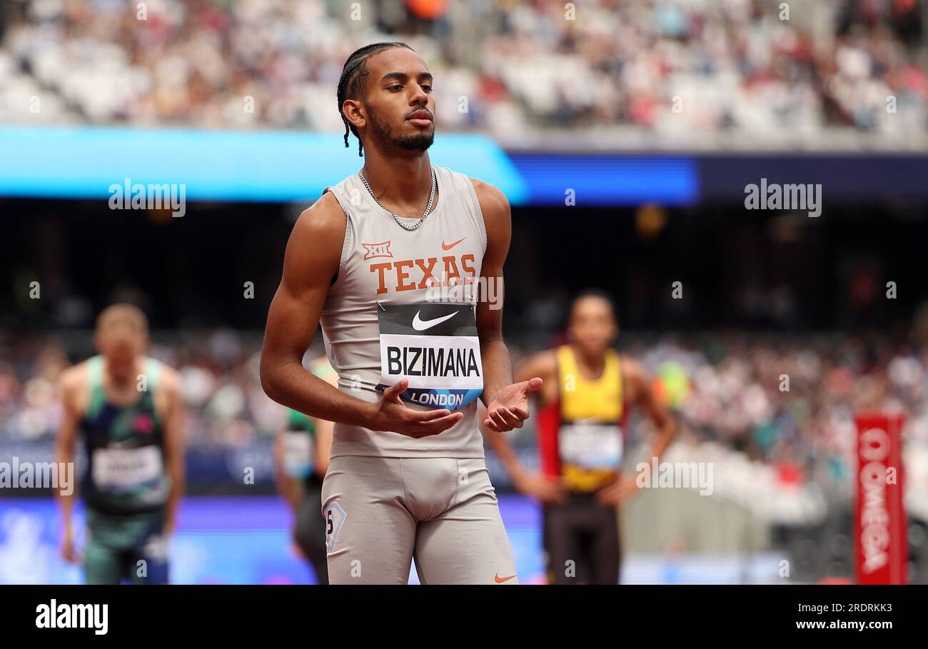 Londres, Royaume-Uni. 23 juillet 2023. Yusuf Bizmana de Grande-Bretagne concourant au 800m masculin lors du Diamond Leagues Athletics Meeting de Londres. Crédit : George Tewkesbury/Alamy Live News Banque D'Images