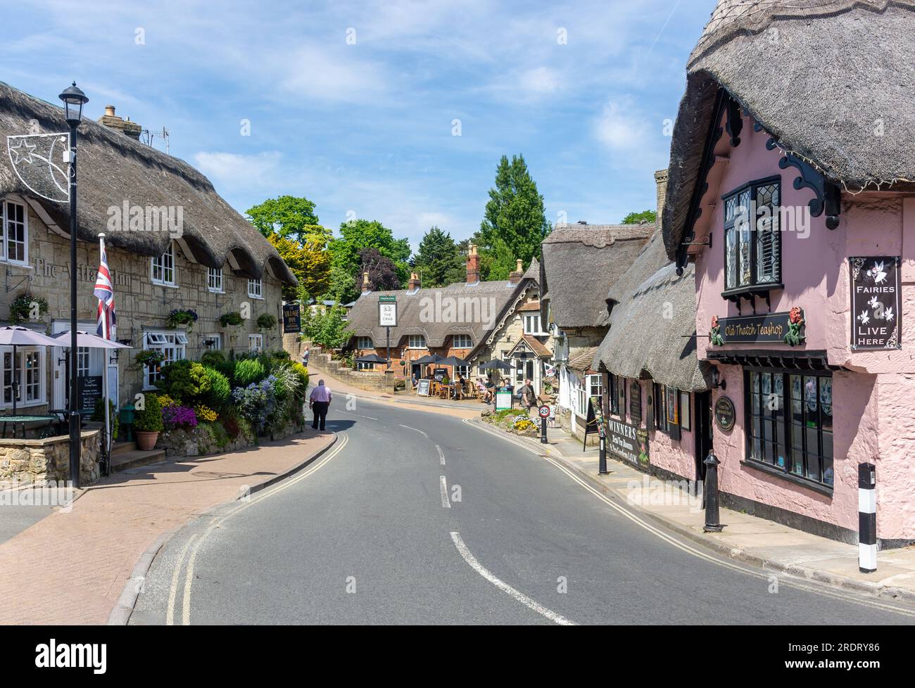 Shanklin Old Village, Church Road, Shanklin, Île de Wight, Angleterre, Royaume-Uni Banque D'Images