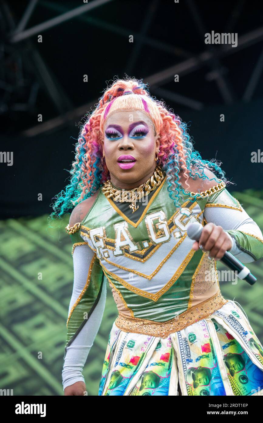 Todrick Hall est un chanteur, chorégraphe et YouTuber américain. Il attire l'attention nationale lors de la neuvième saison du concours de chant télévisé Banque D'Images