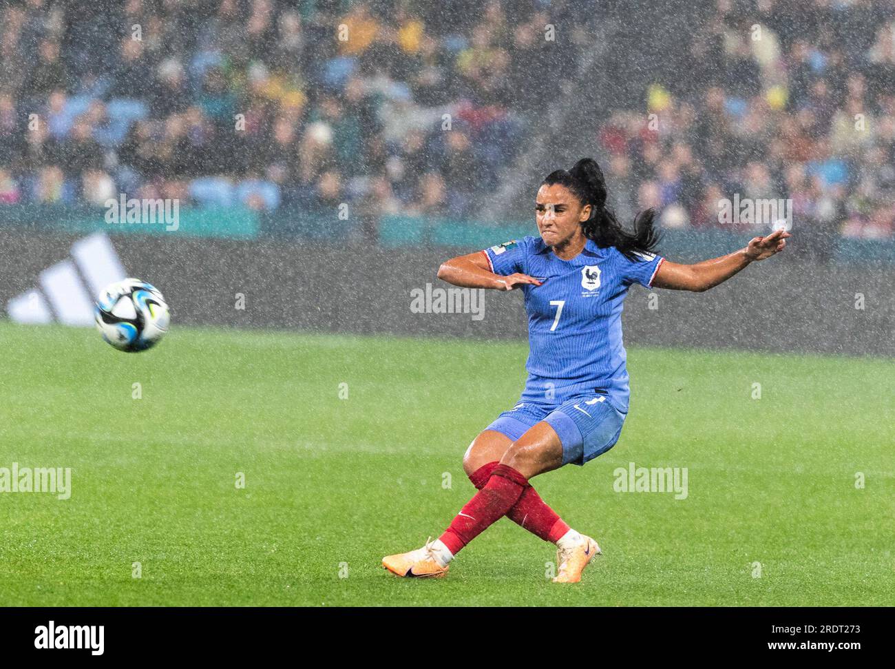 Sydney, Australia. 23rd July, 2023. Sakina Karchaoui of France competes during a Group F match between France and Jamaica at the 2023 FIFA Women's World Cup in Sydney, Australia, July 23, 2023. Credit: Hu Jingchen/Xinhua/Alamy Live News Banque D'Images