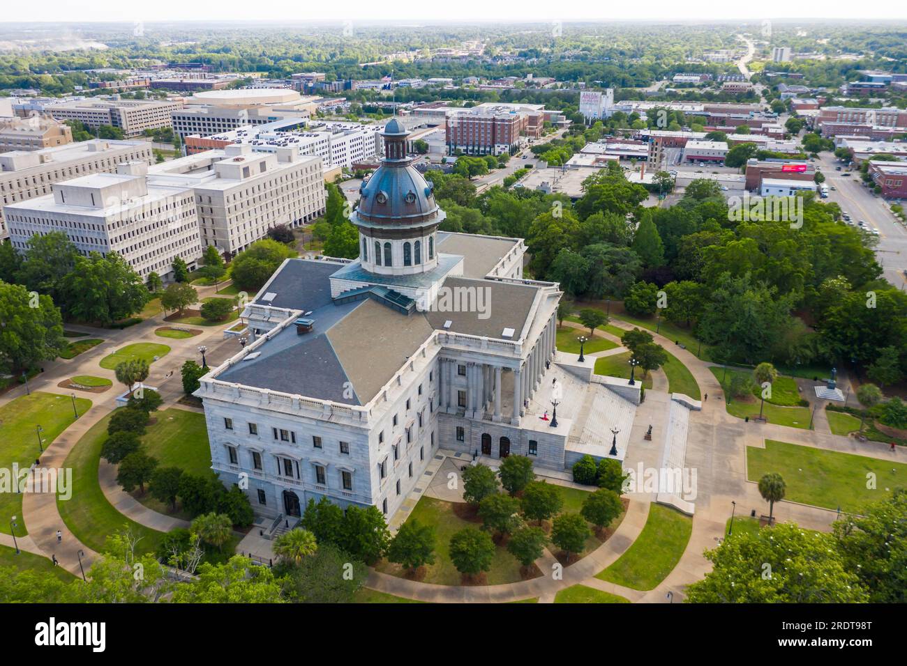 07 mai 2020, Columbia, Caroline du Sud, États-Unis : l'extérieur de la South Carolina State House à Columbia, Caroline du Sud Banque D'Images