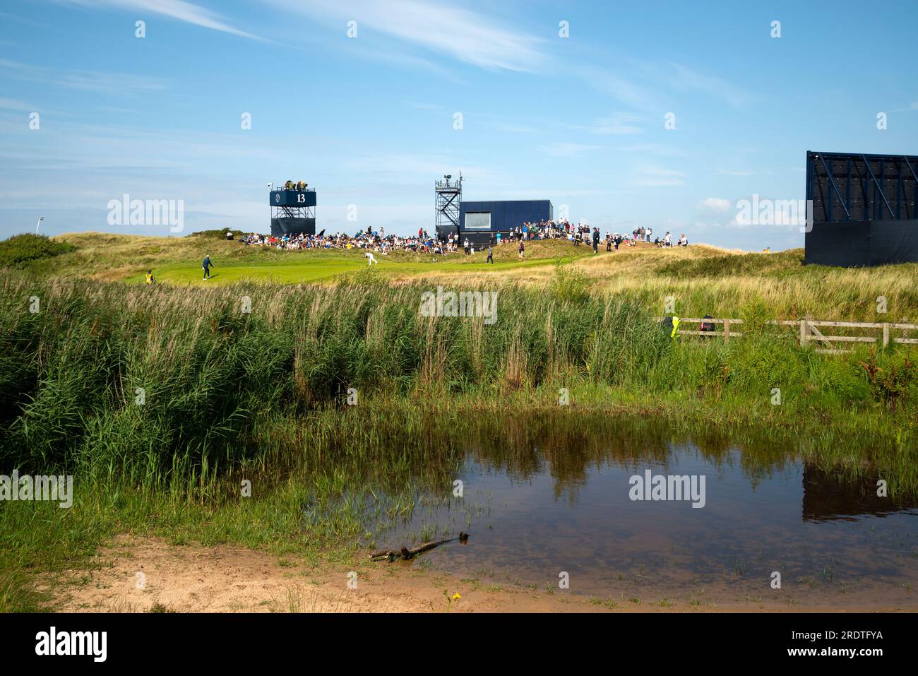 L'Open Golf Championship 2023, qui s'est tenu à Hoylake, au nord-ouest du Royaume-Uni Banque D'Images