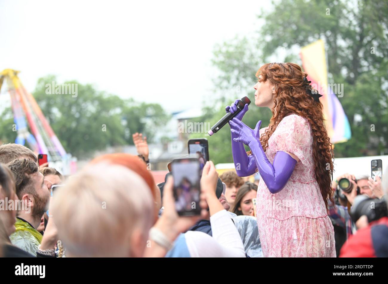 Kate Nash, au Tramlines Festival, Sheffield , Royaume-Uni , 22.07.2023 Banque D'Images