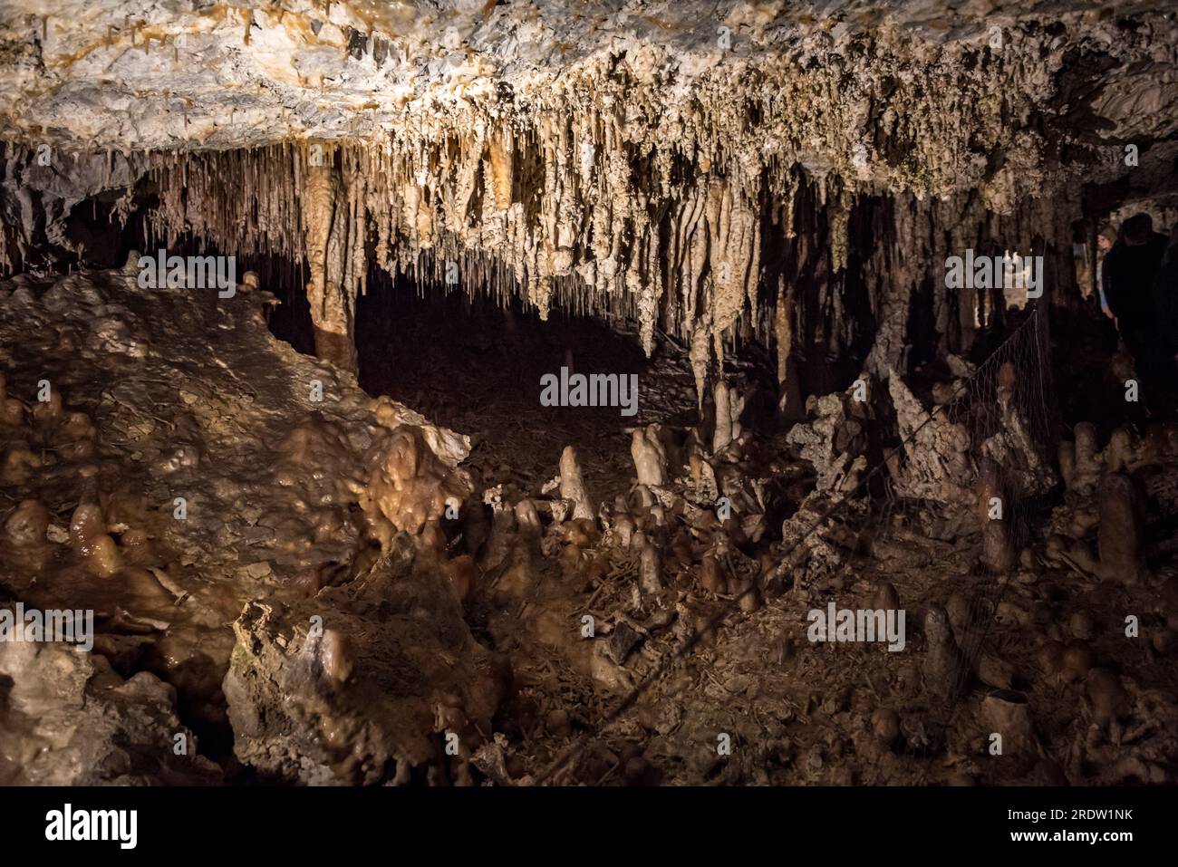 La grotte magique de Svoboda en Slovaquie Banque D'Images