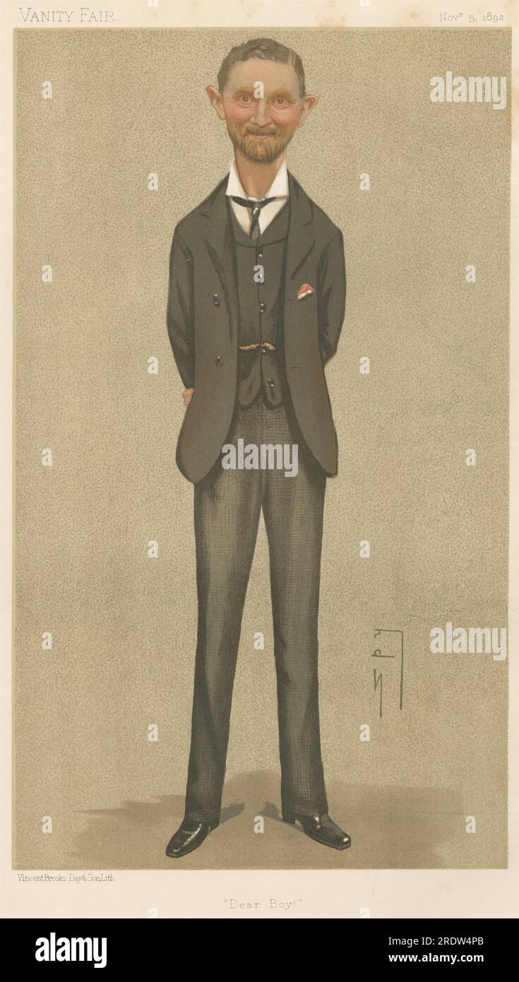 Politiciens - Vanity Fair. "Cher garçon." L'honorable Kenneth Howard. 5 novembre 1892 1892 par Leslie Ward Banque D'Images