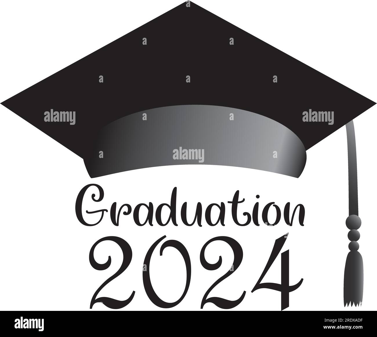 Capuchon de graduation 2023 Illustration de Vecteur