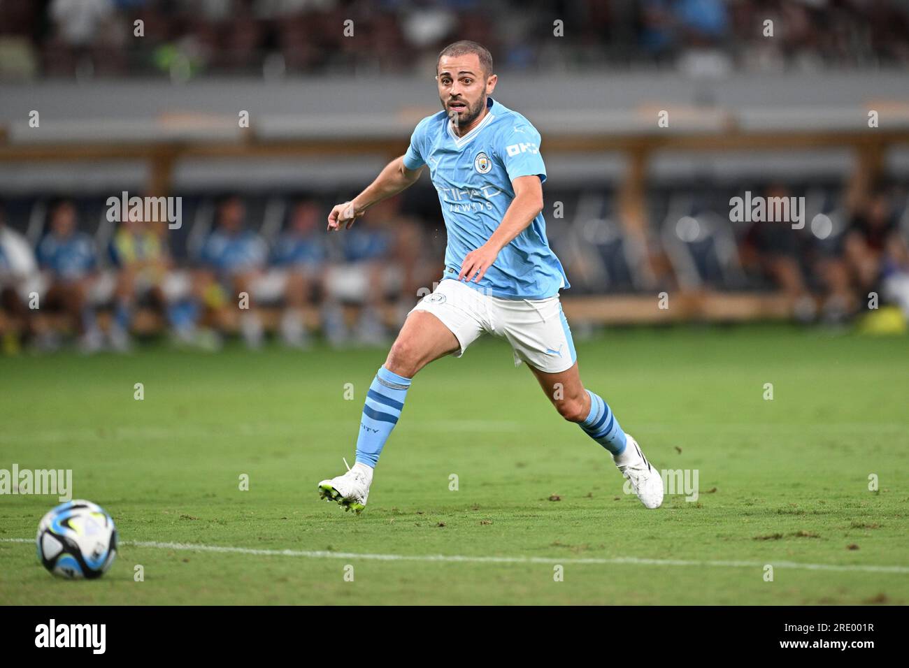 Stade national, Tokyo, Japon. 23 juillet 2023. Yan Matheus (Manchester  City), 23 juillet 2023 - football/football : match amical entre Yokohama  F.Marinos 3-5 Manchester City au National Stadium, Tokyo, Japon. Crédit :