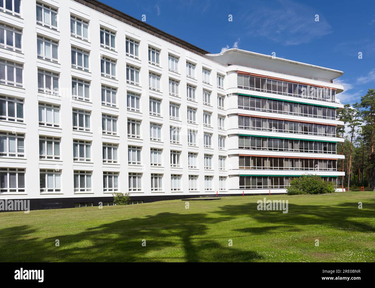 Palmio Sanatorium, Finlande, Alvar Aalto et Aino Aalto, Banque D'Images