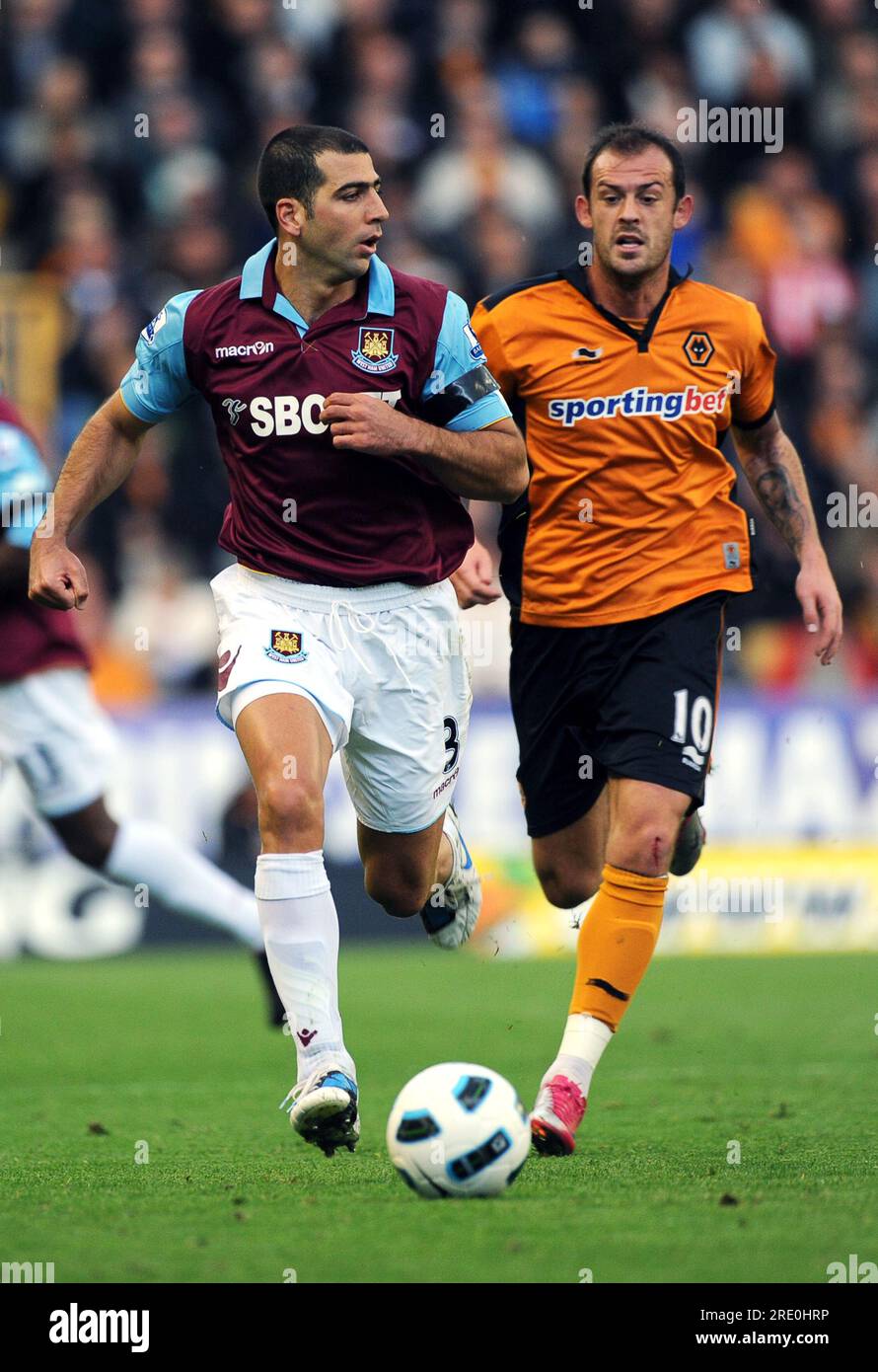 Tal Ben Haim de West Ham United 16/10/2010 Banque D'Images