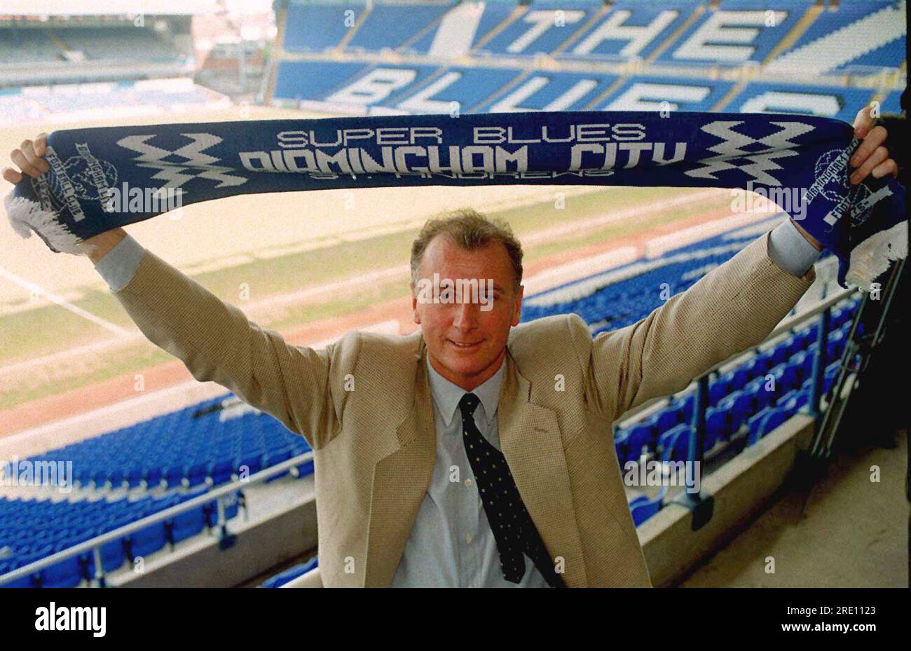 Photo de dossier datée du 13-05-1996 de l'ancien attaquant de Birmingham et d'Angleterre Trevor Francis, qui est devenu le premier footballeur britannique de 1 millions de livres sterling quand il a rejoint Nottingham Forest en 1979, est décédé à l'âge de 69 ans, a annoncé un porte-parole de la famille. Date de parution : lundi 24 juillet 2023. Banque D'Images