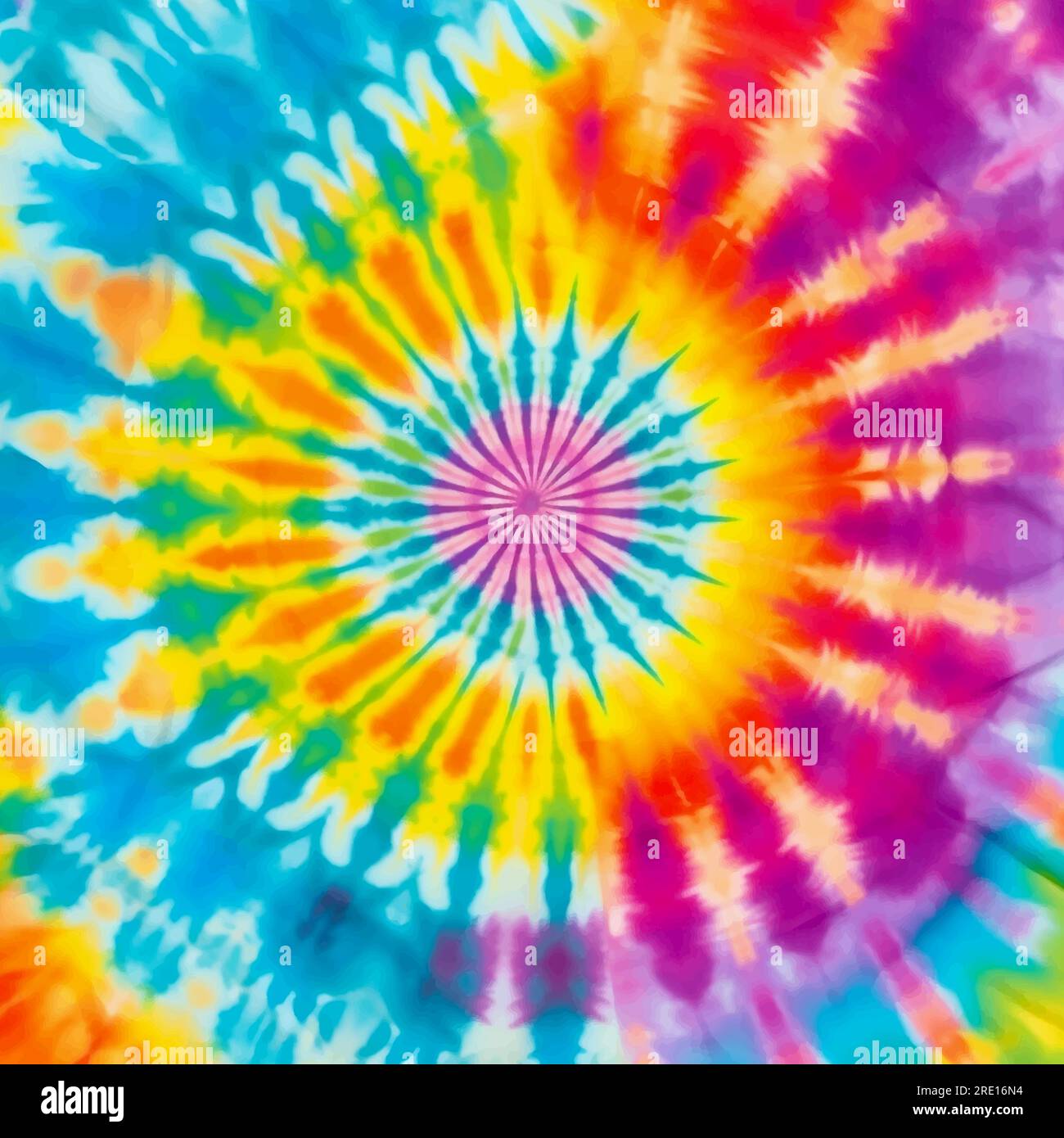 Fond abstrait avec un motif de teinture de cravate de couleur arc-en-ciel Illustration de Vecteur