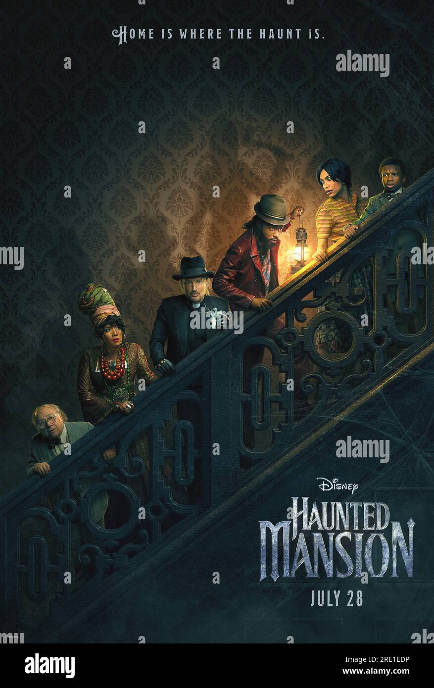 Affiche du film Haunted Mansion Photo Stock - Alamy