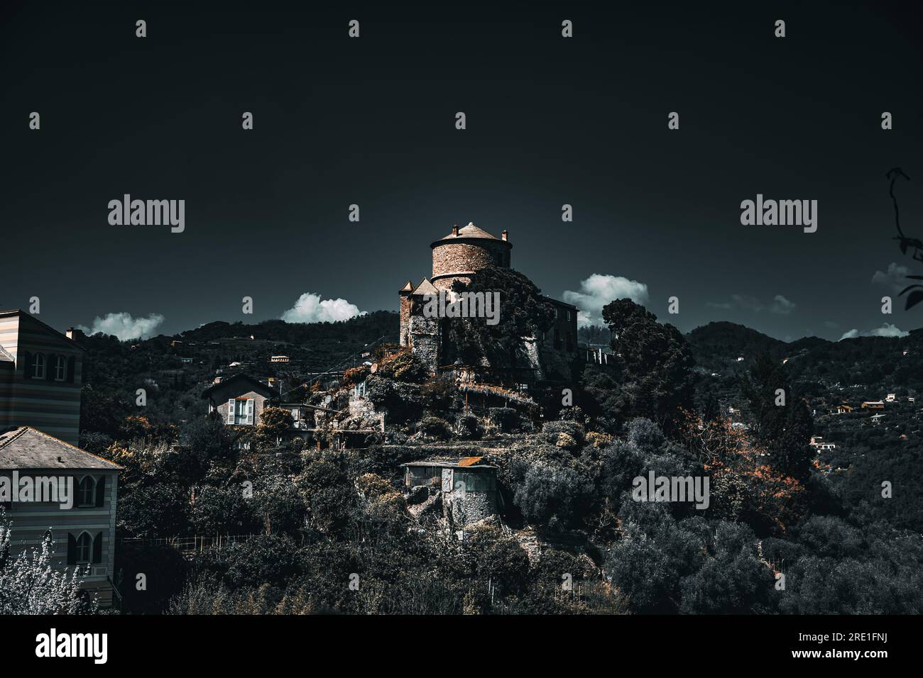 Un château en italie Banque D'Images