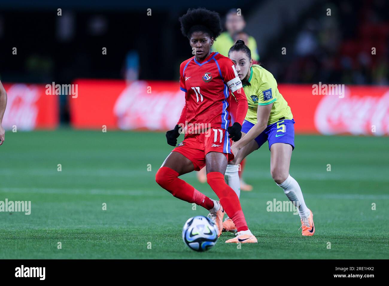 Adélaïde, Australie. 24 juillet 2023. Natalia Mills de Panama lors du match de la coupe du monde féminine de football entre le Brésil et le Panama au stade Hindmarsh à Adélaïde, le lundi 24 juillet 2023. (AAP image/Matt Turner) PAS D'ARCHIVAGE, USAGE ÉDITORIAL UNIQUEMENT crédit : Australian Associated Press/Alamy Live News Banque D'Images