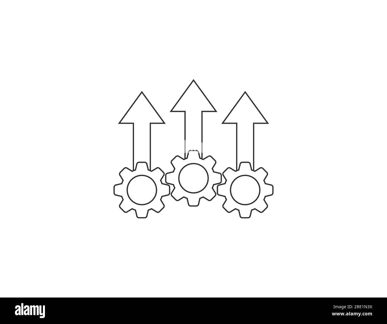 Icône efficacité, affaires, gestion. Illustration vectorielle. Illustration de Vecteur