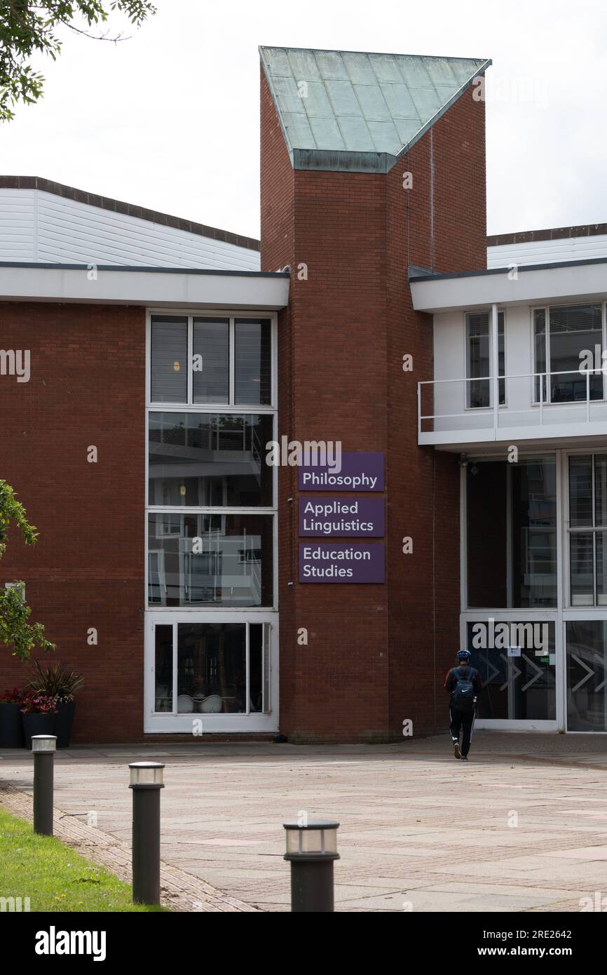 Bâtiment des départements de philosophie, de linguistique appliquée et d'études de l'éducation, Université de Warwick, Royaume-Uni Banque D'Images