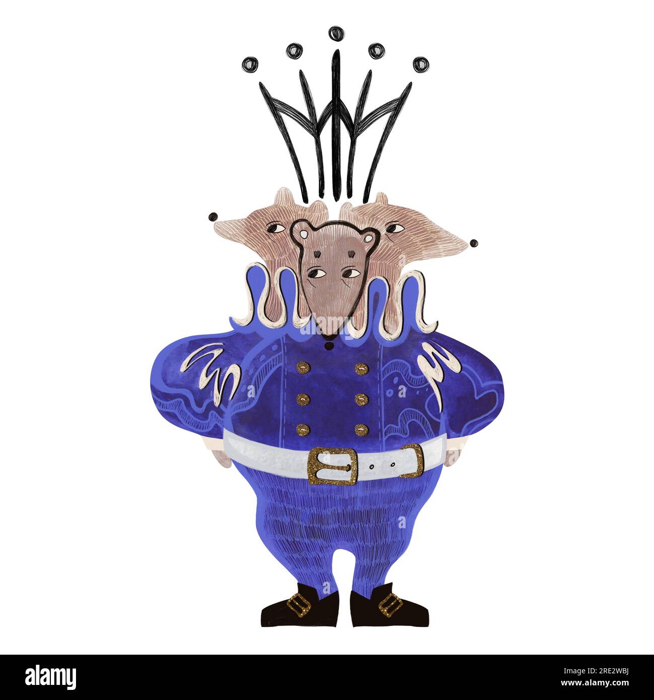 Rats casse noisette illustration dessin Banque de photographies et d ...