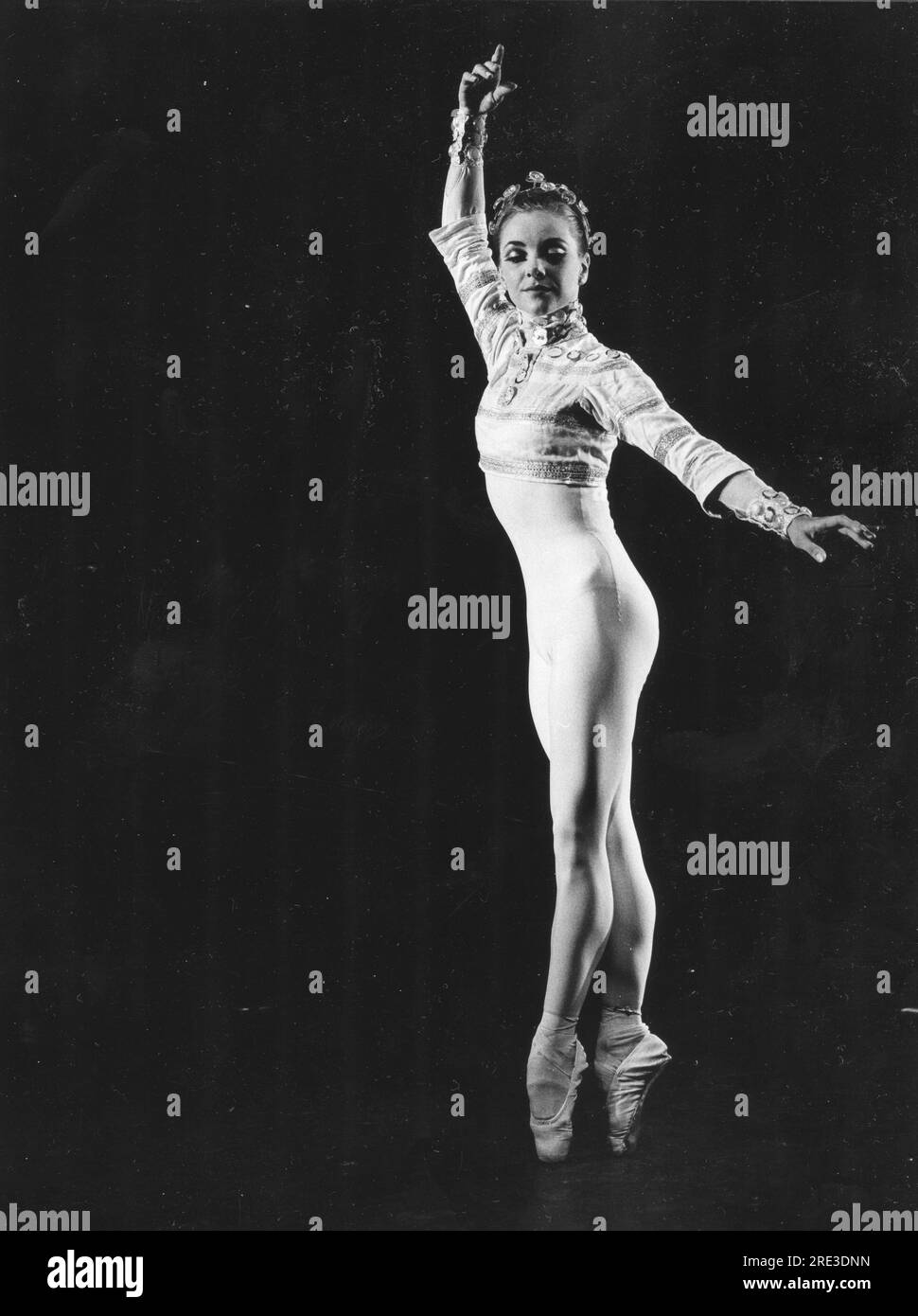 Wells, Doreen, * 25.6,1937, danseuse de ballet britannique, danseuse du Royal Ballet, exercice, Londres, INFORMATIONS-AUTORISATION-DROITS-SUPPLÉMENTAIRES-NON-DISPONIBLES Banque D'Images