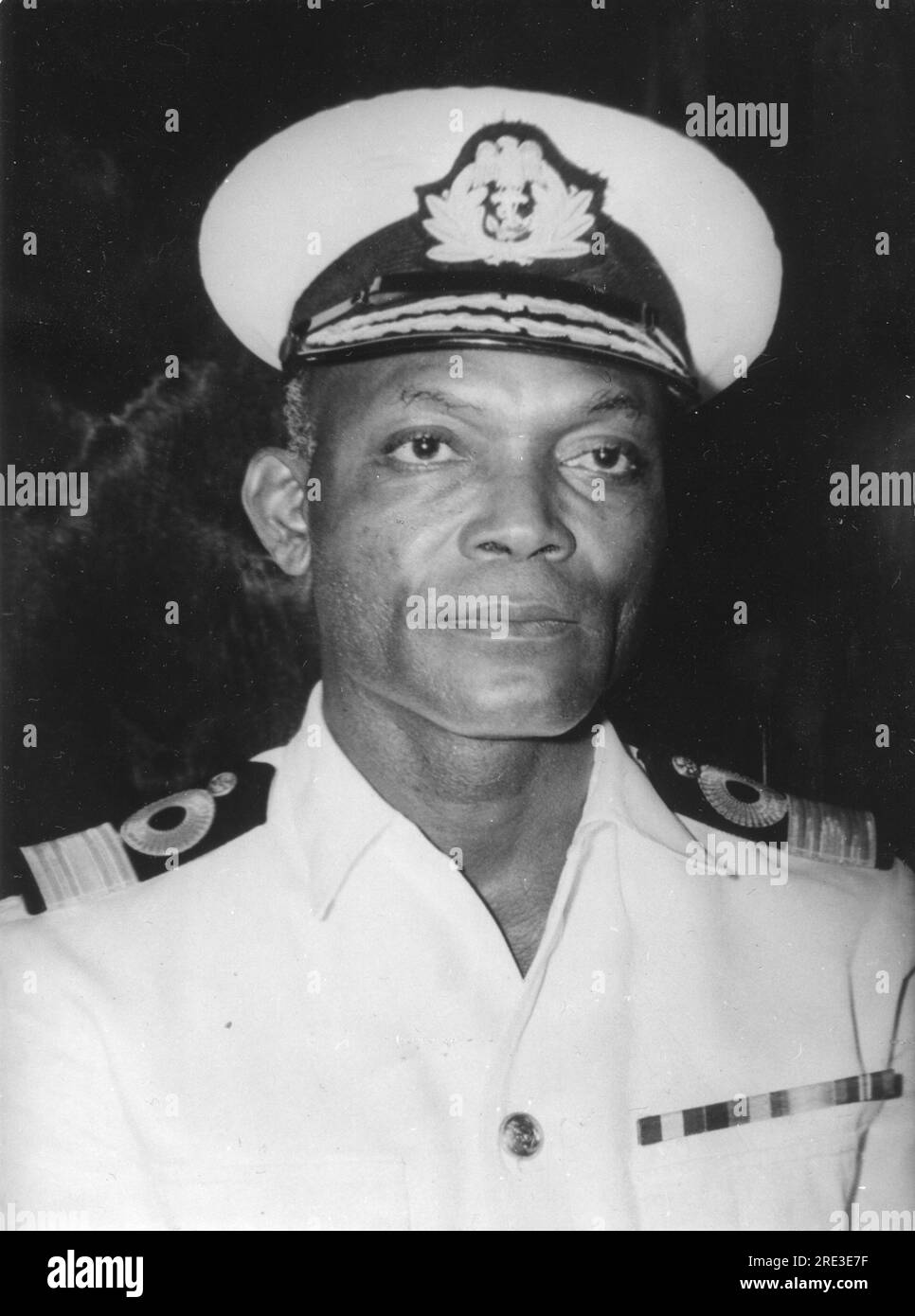 Wey, Joseph Edet Akinwale, 6.3.1918 - 12.12.1991, officier naval nigérian, INFO-AUTORISATION-DROITS-SUPPLÉMENTAIRES-NON-DISPONIBLE Banque D'Images