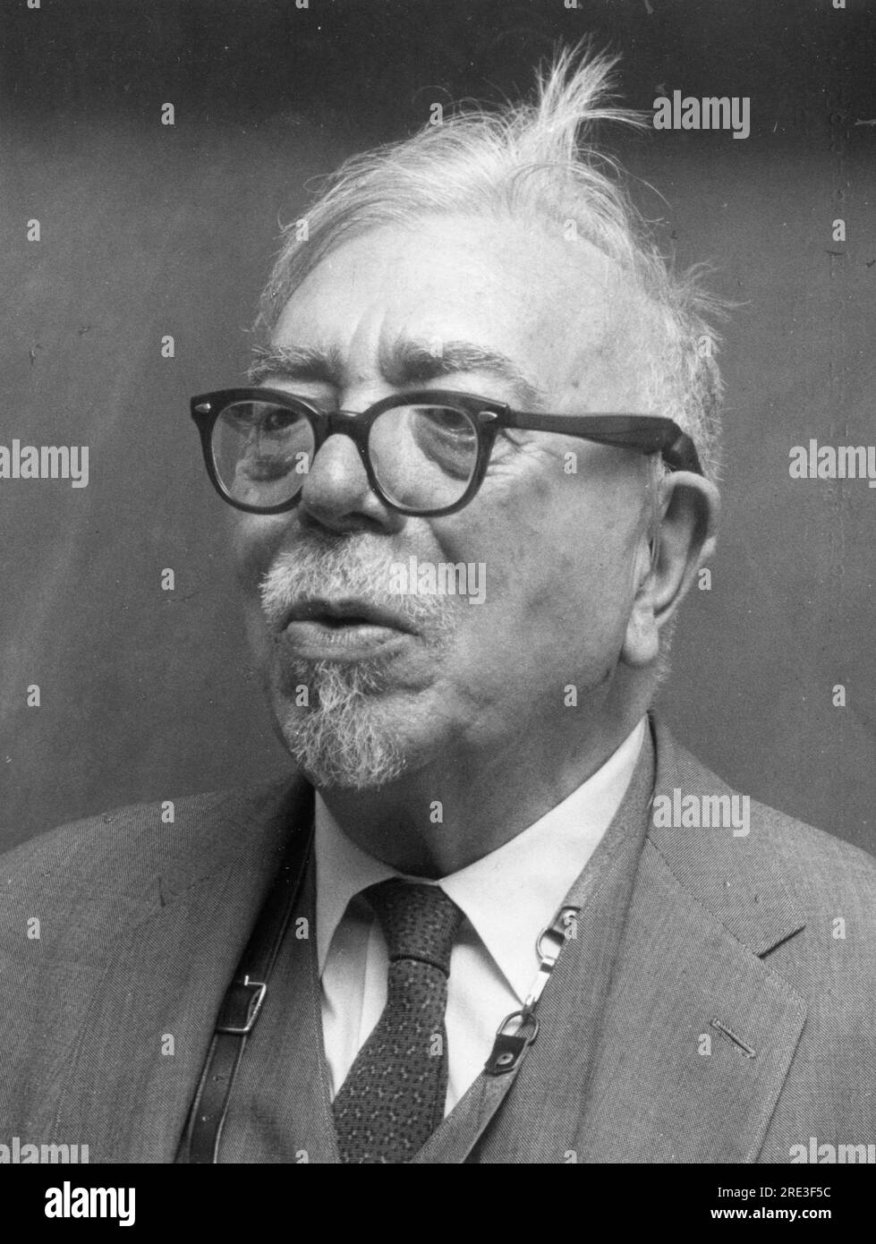 Wiener, Norbert, 26.11.1894 - 18.3,1964, mathématicien américain, fondateur de la cybernétique, années 1950, CLEARANCE-DROITS-SUPPLÉMENTAIRES-INFO-NON-DISPONIBLE Banque D'Images
