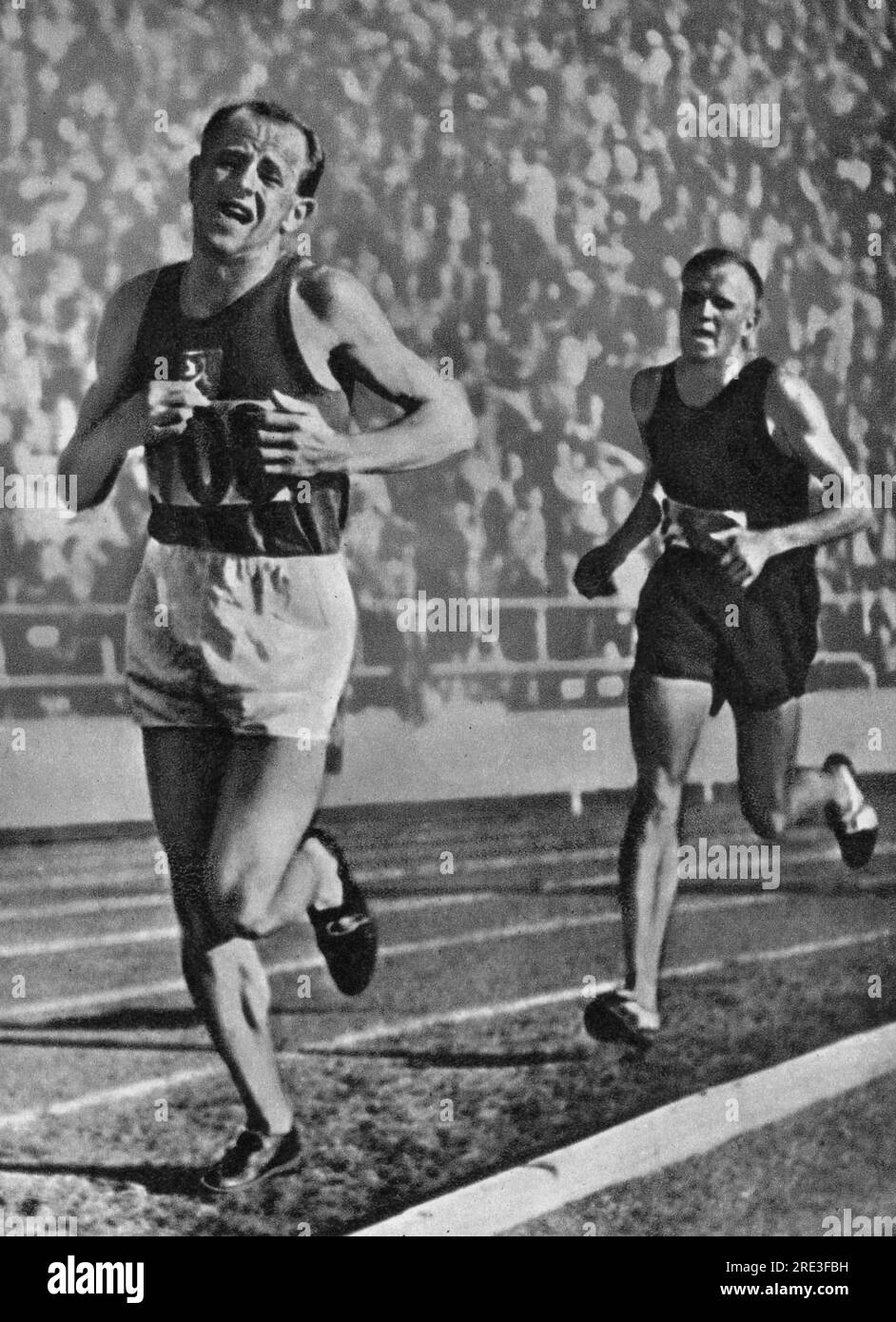 Athletics helsinki olympic games 1952 Banque de photographies et d