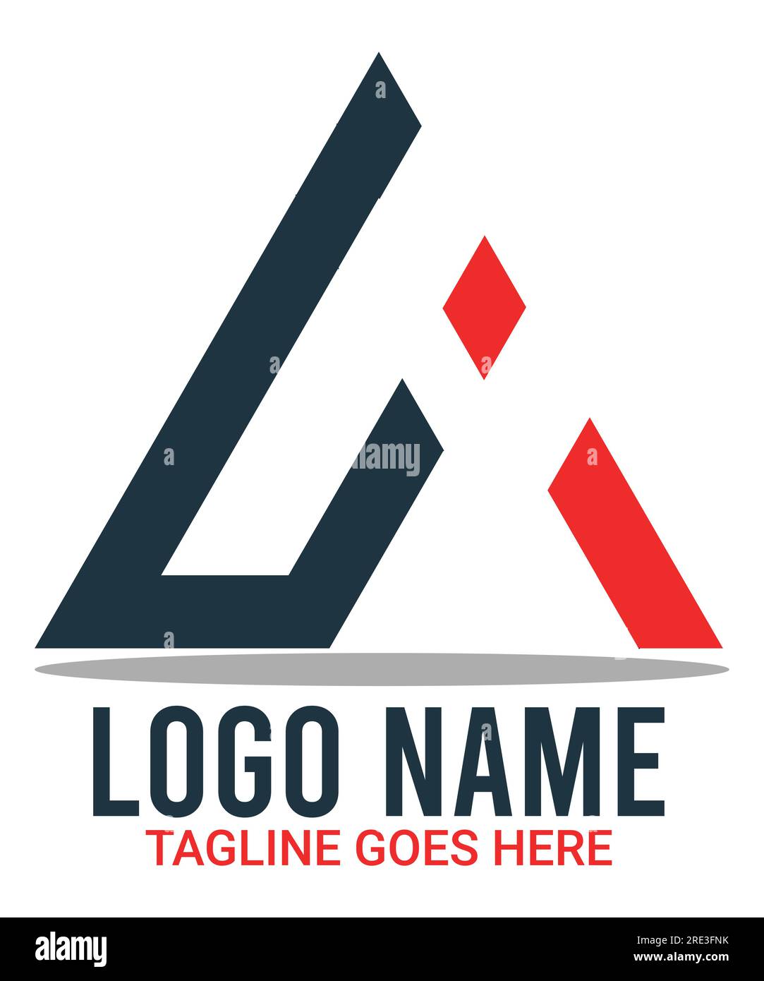 Conception d'entreprise et de logo d'identité de marque vectorielle gratuite Illustration de Vecteur