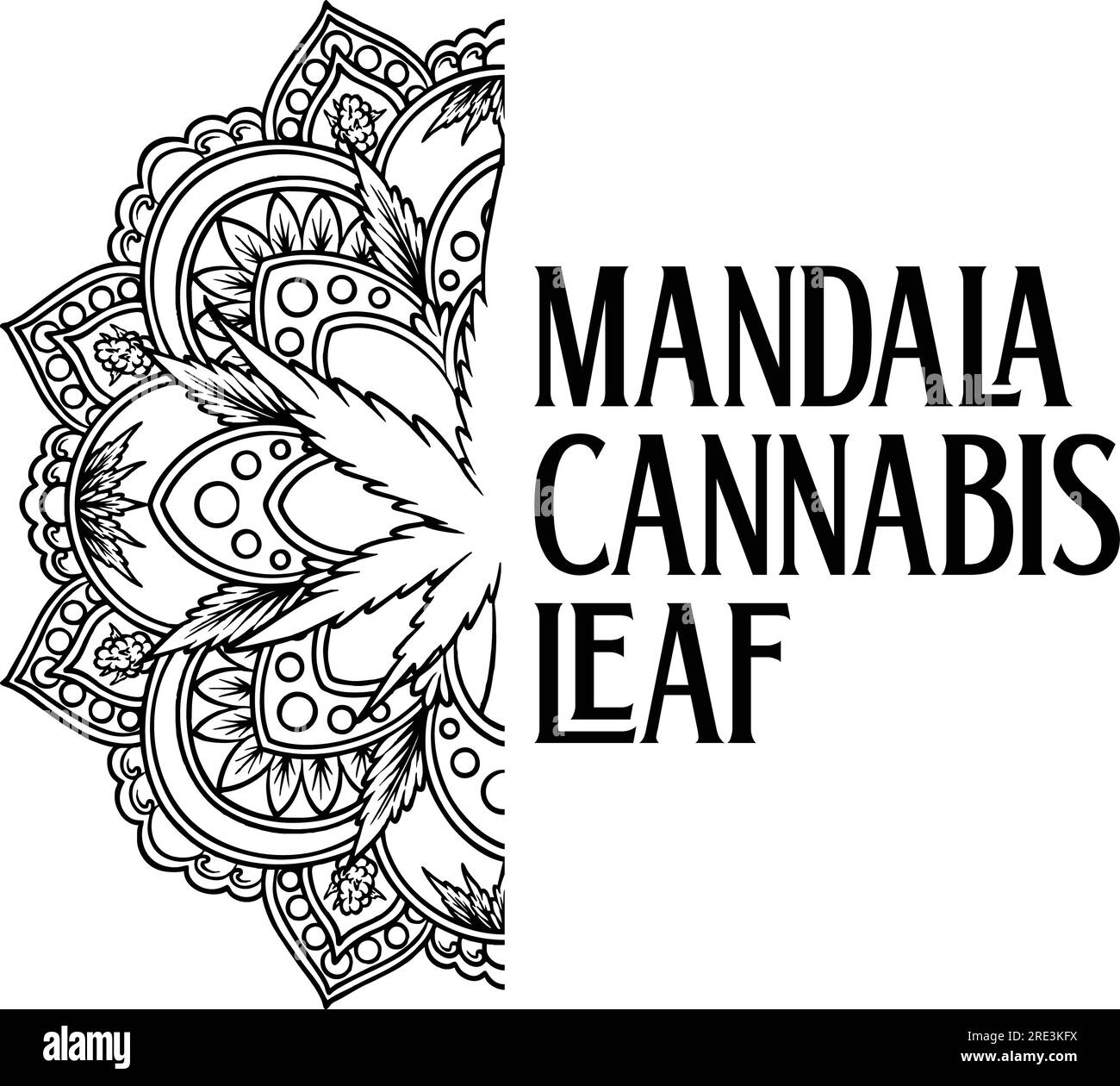 Géométrie des légendes mythique cannabis art esquisse des illustrations vectorielles pour votre logo de travail, t-shirt de marchandises, autocollants et dessins d'étiquettes, poste Illustration de Vecteur