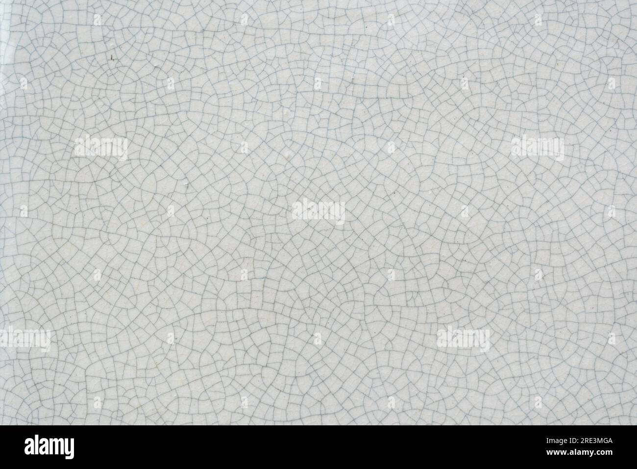 Fond de texture céramique blanche fissurée Banque D'Images