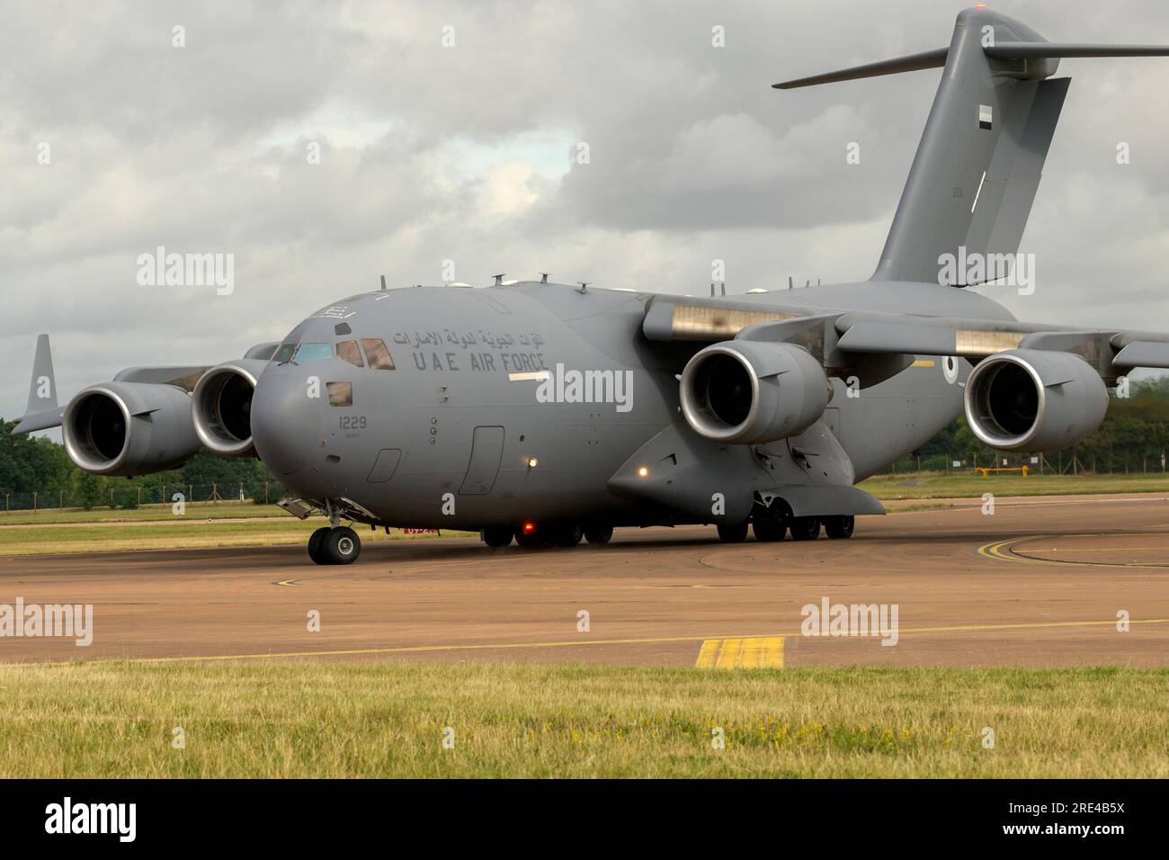 UAE C-17 Globemaster au Royal International Air Tattoo 2023 Banque D'Images