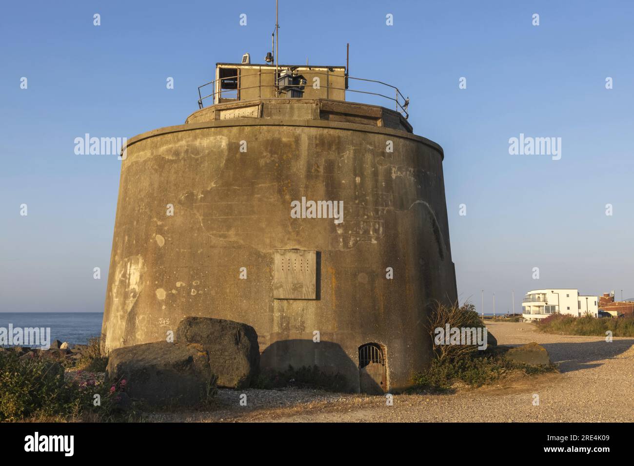 Angleterre, Sussex, East Sussex, Eastbourne, Sovereign Harbour, Tour Martello numéro 66 Banque D'Images