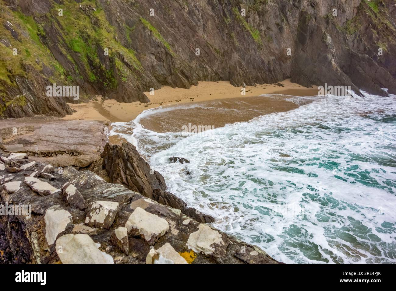 Impression autour de la péninsule de Dingle en Irlande Banque D'Images